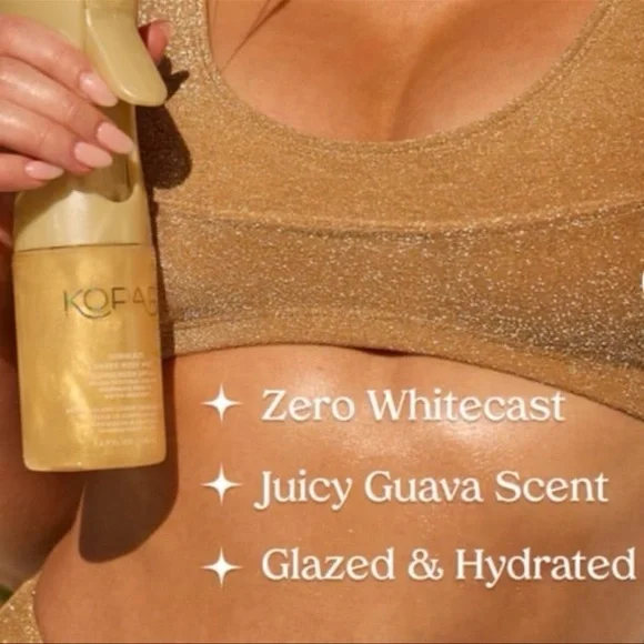 Kopari Golden Sunglaze Sheer Body Mist Sunscreen Spray SPF 50 NWT - Picture 6 of 11